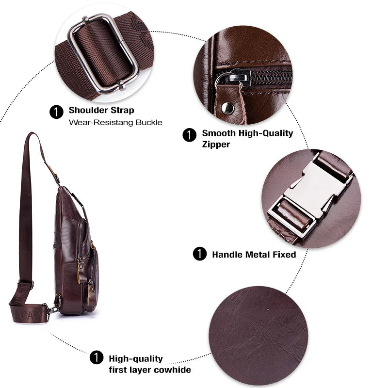 Leather Chest Bag