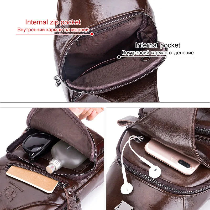 Leather Chest Bag