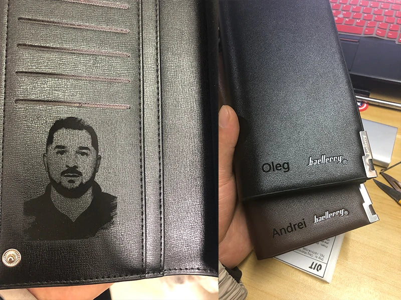 Baellerry Men Wallets Classic Long Style Card Holder Male Purse Quality Zipper Large Capacity Big Brand Luxury Wallet For Men