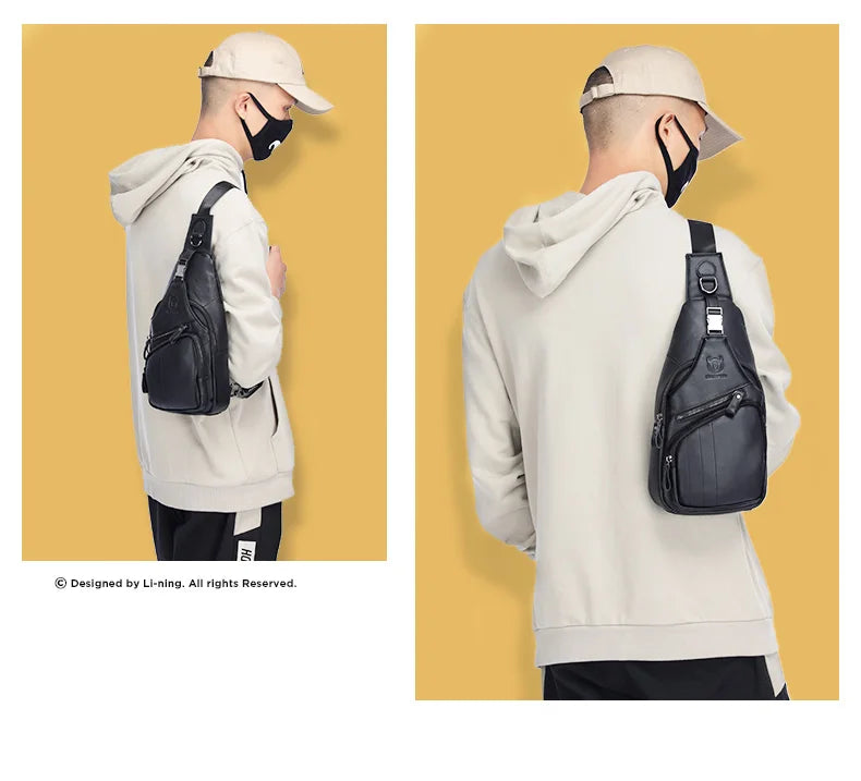 Leather Chest Bag