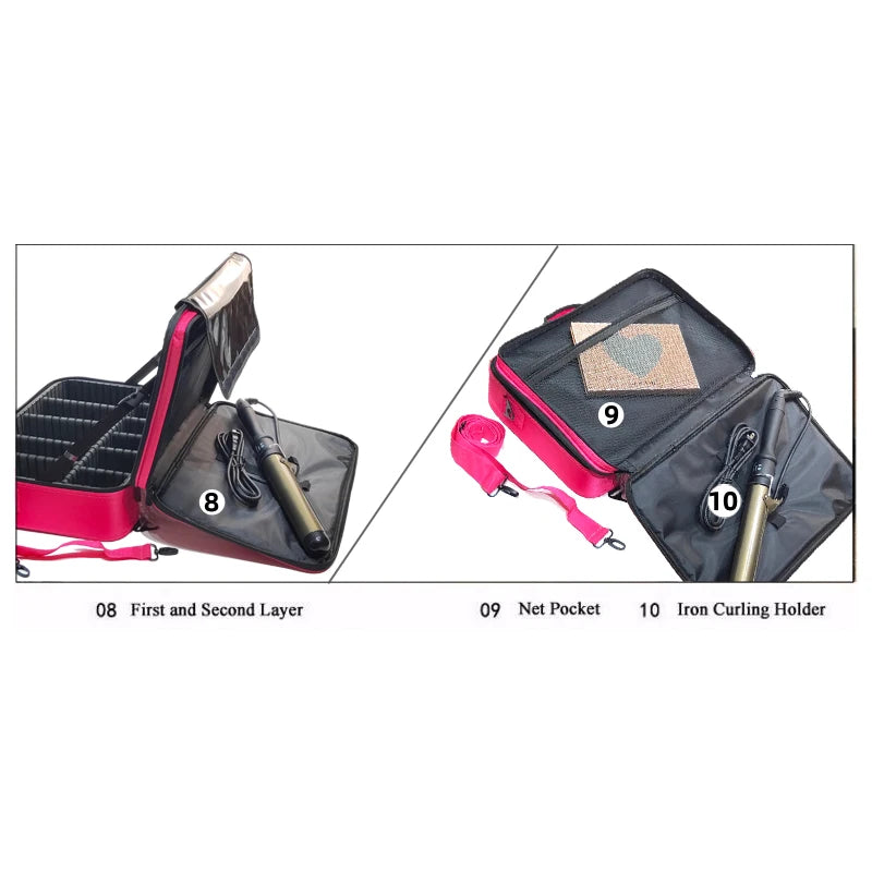 Large Capacity Makeup Case for Professinal