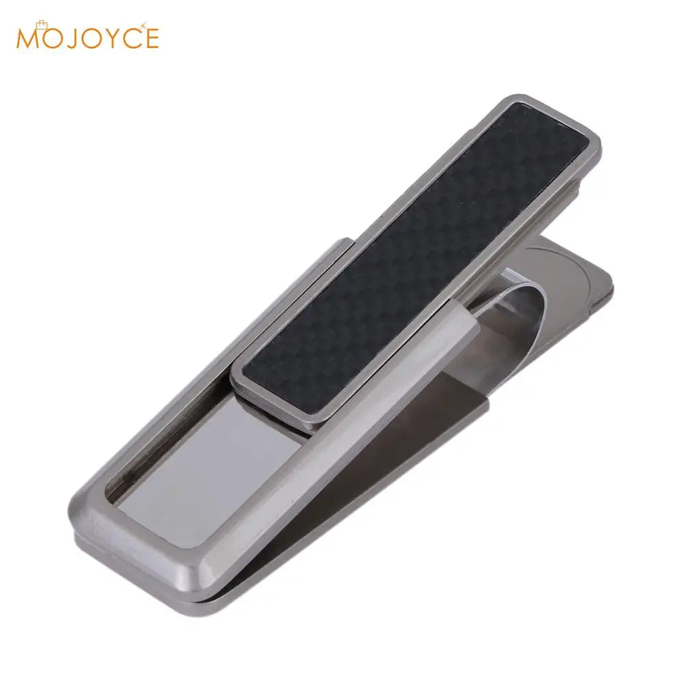 High quality Stainless Steel Alloy Mens Money Clip Wallet Women Slim Metal Money Holder Couple Safe ID Card Clip Clamp for Money