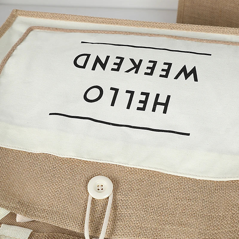 Luxury Linen Tote Bag