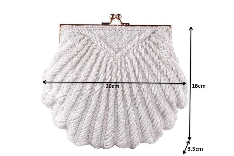 Pearl Beaded Evening Purse