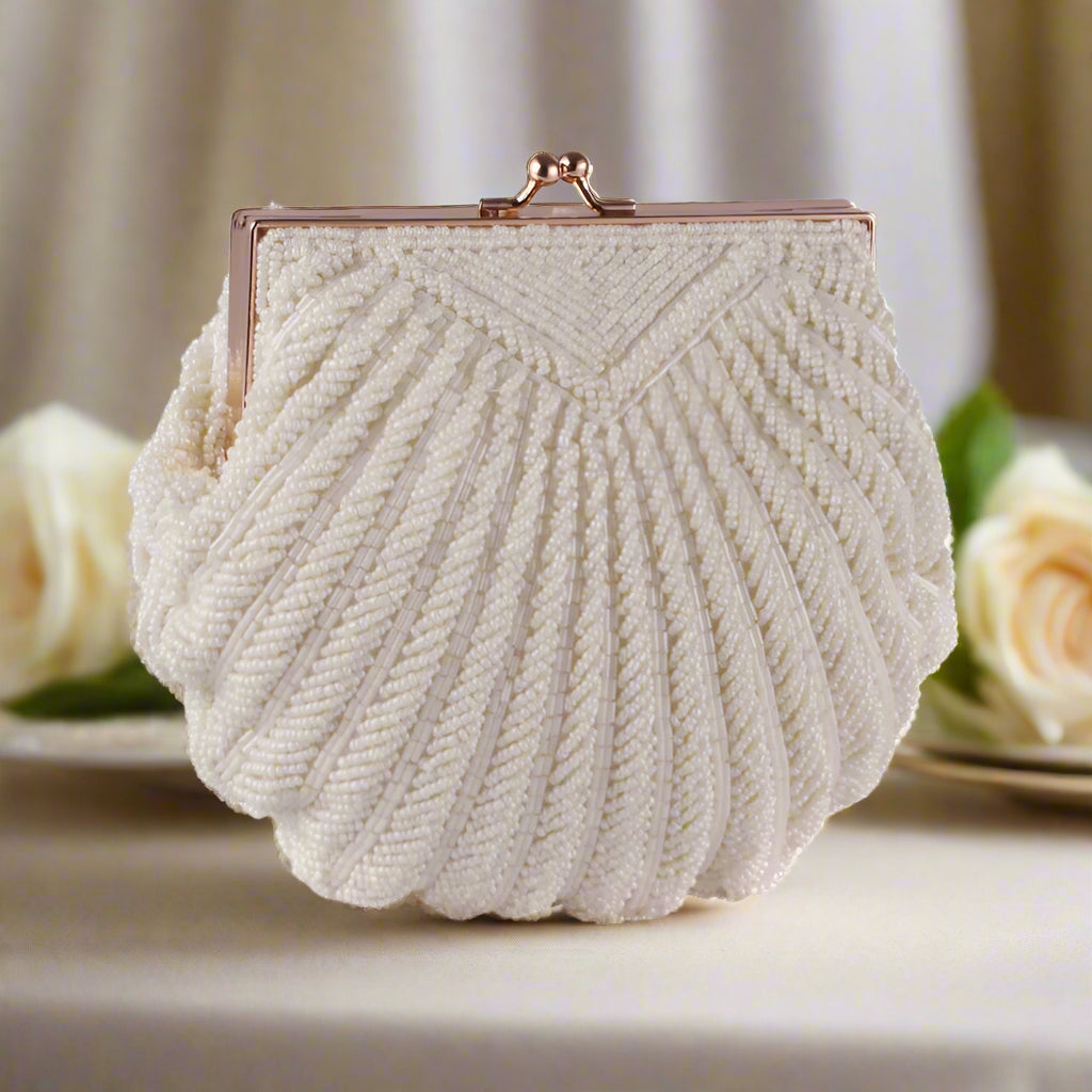 Pearl Beaded Evening Purse