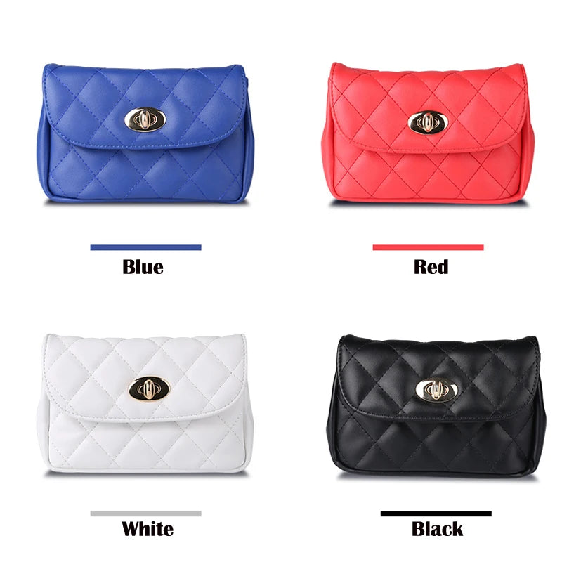 Mihaivina Fashion Leather Waist Bag Women Fanny Chest Bag Pack Femal Plaid Belt Bags Hip Money Travel Phone Pouch Bags