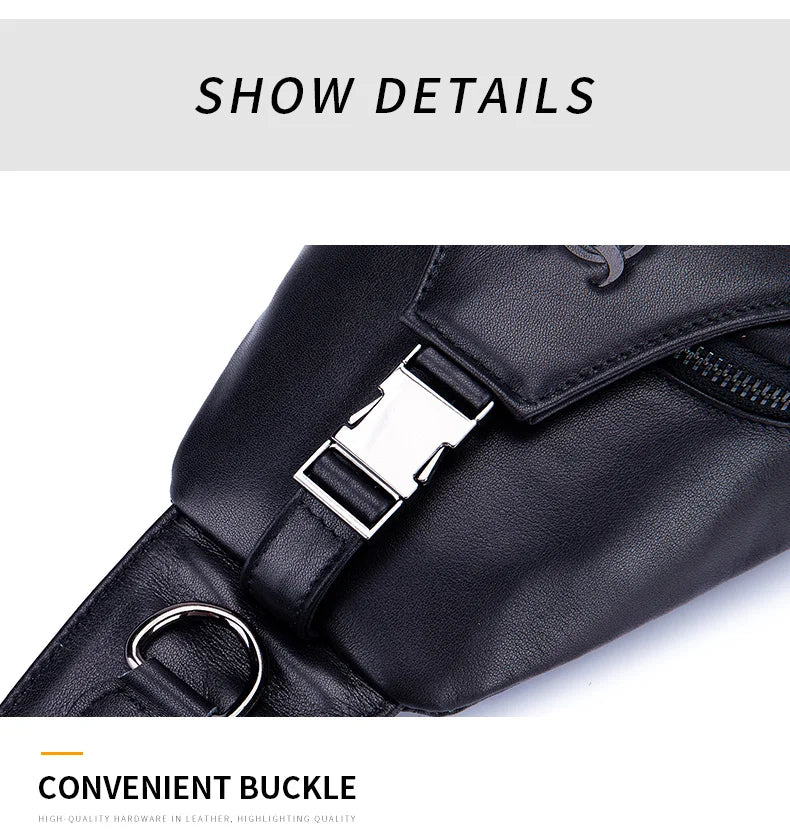 Leather Chest Bag