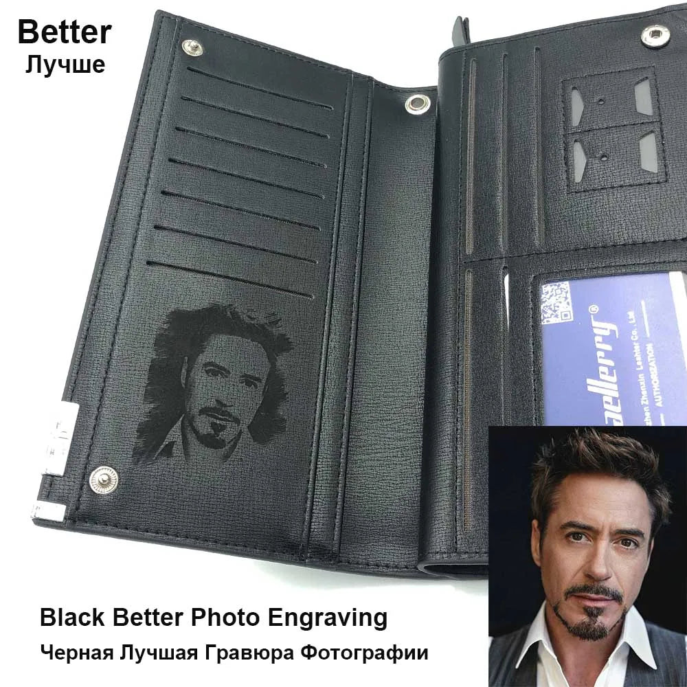 Baellerry Men Wallets Classic Long Style Card Holder Male Purse Quality Zipper Large Capacity Big Brand Luxury Wallet For Men