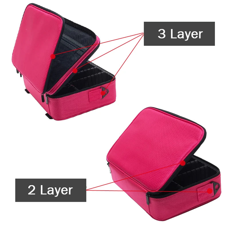 Large Capacity Makeup Case for Professinal