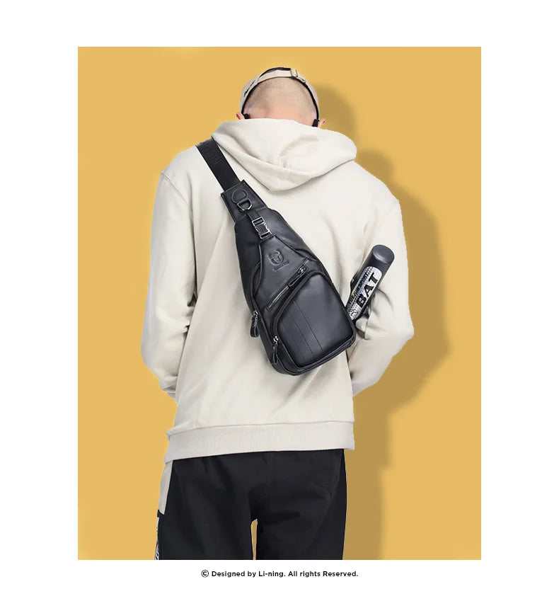 Leather Chest Bag