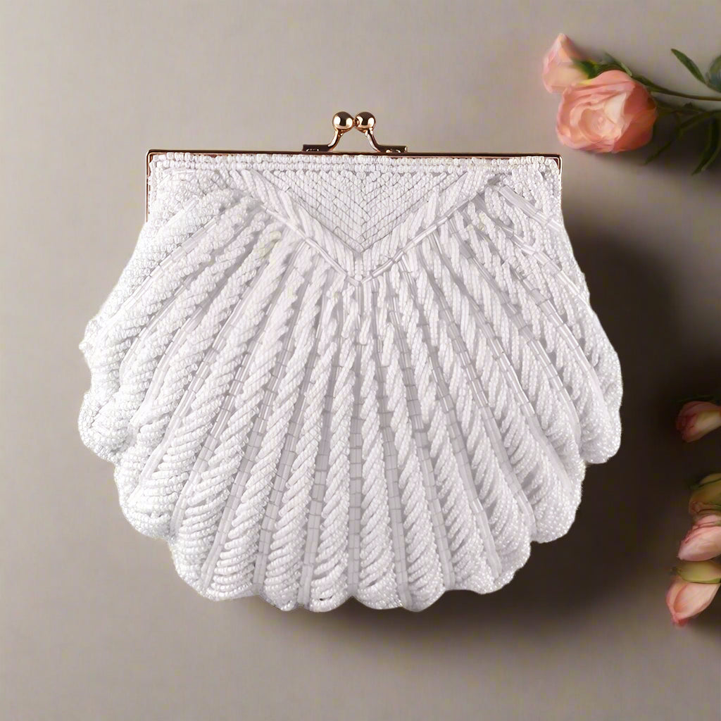Pearl Beaded Evening Purse