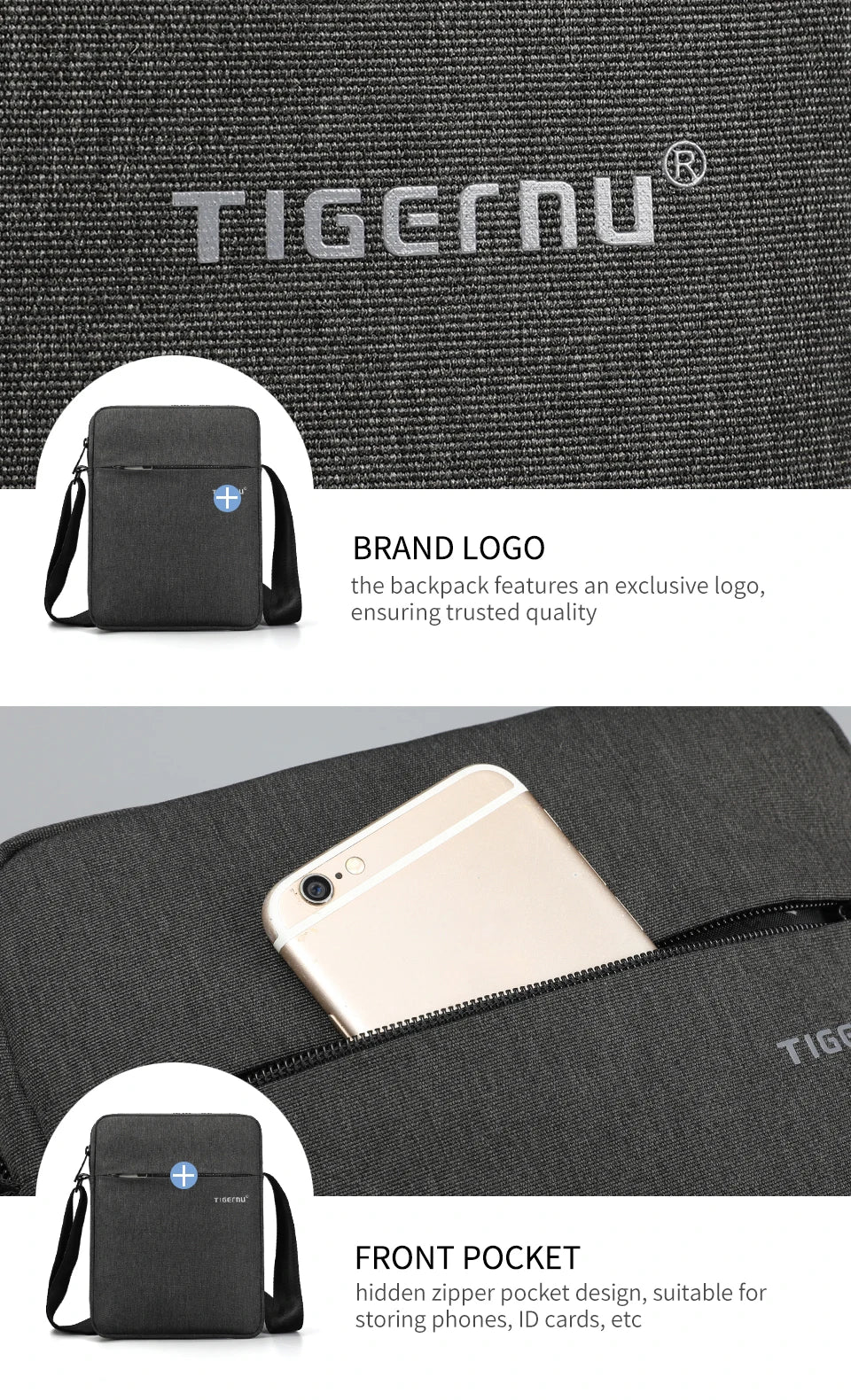 Lifetime Warranty Men Messenger Bag Waterproof Shoulder Bag For Men 9.7 11inch IPad Bag Male Business Bag Crossbody Bag Slingbag