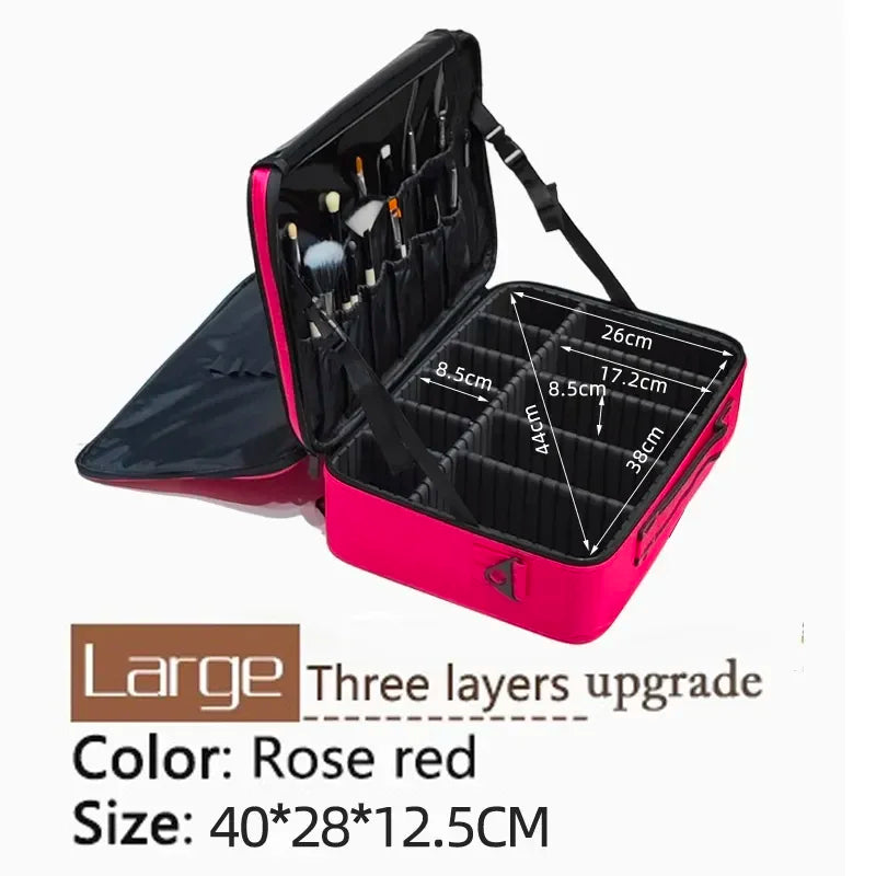 Large Capacity Makeup Case for Professinal