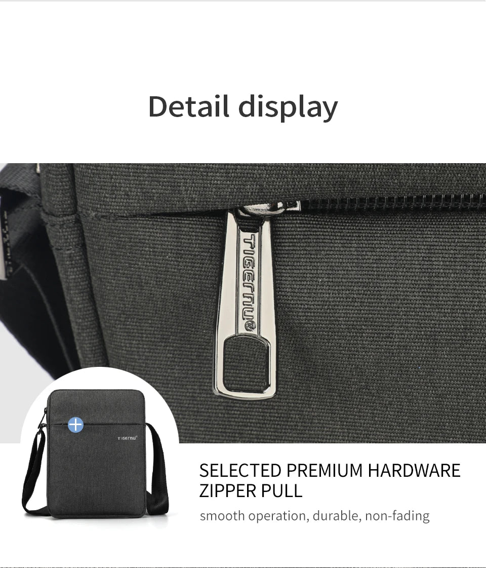 Lifetime Warranty Men Messenger Bag Waterproof Shoulder Bag For Men 9.7 11inch IPad Bag Male Business Bag Crossbody Bag Slingbag