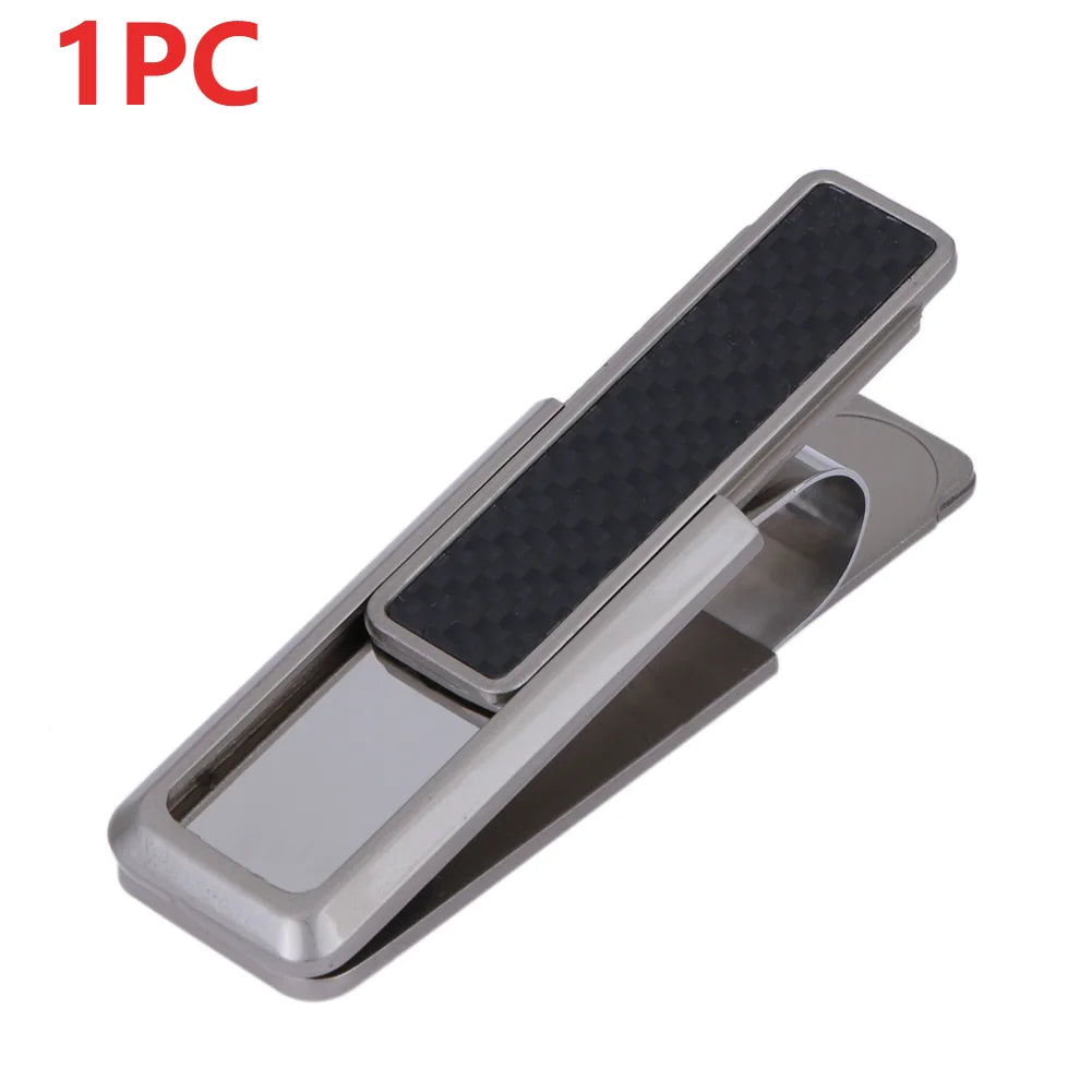 High quality Stainless Steel Alloy Mens Money Clip Wallet Women Slim Metal Money Holder Couple Safe ID Card Clip Clamp for Money