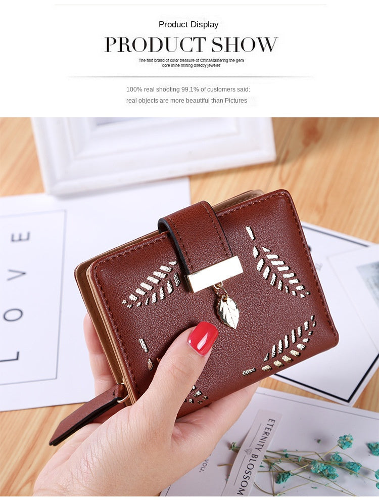 Leaf Clutch Luxury Woman Handbag