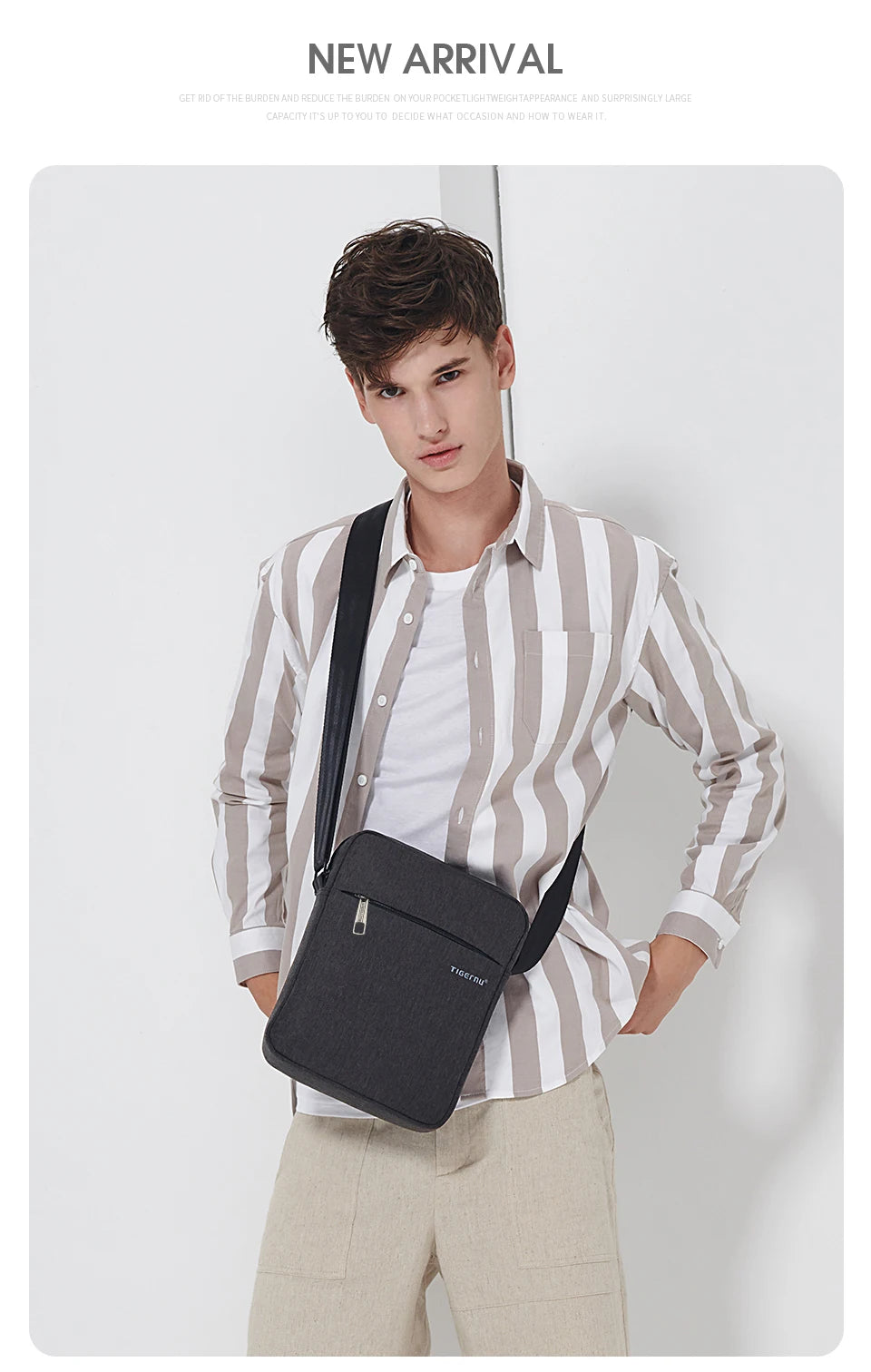 Lifetime Warranty Men Messenger Bag Waterproof Shoulder Bag For Men 9.7 11inch IPad Bag Male Business Bag Crossbody Bag Slingbag