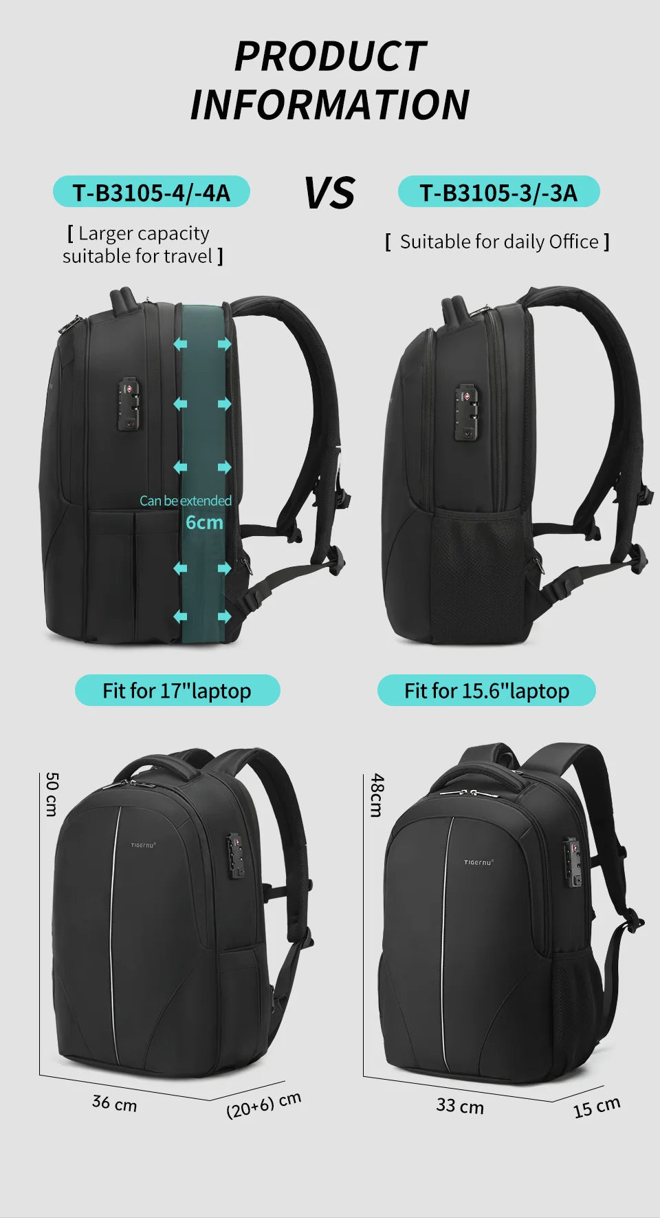 Lifetime Warranty Travel Backpack 14-15.6-17'' Laptop Backpack For Men TSA Anti Theft Backpack Male Backpack For School mochilas