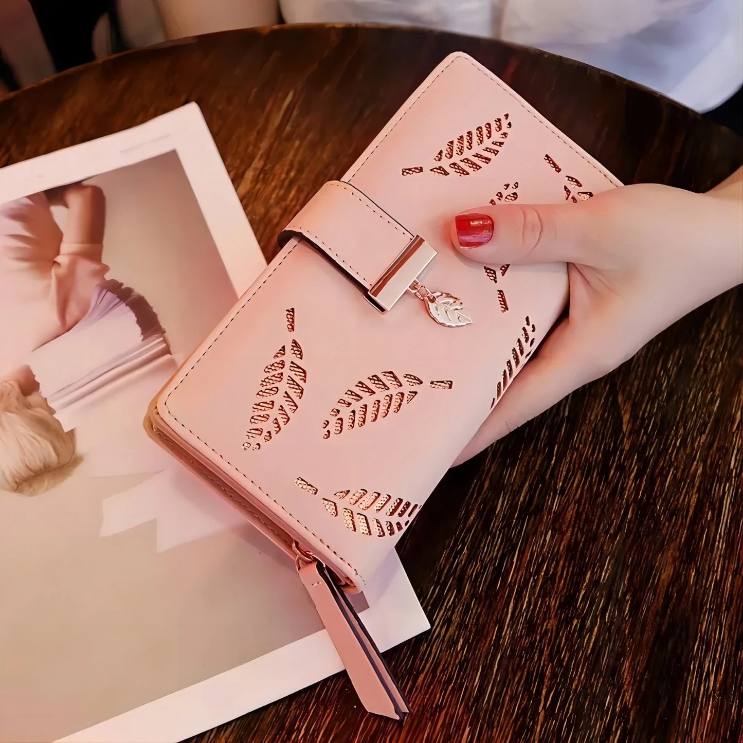 Leaf Clutch Luxury Woman Handbag
