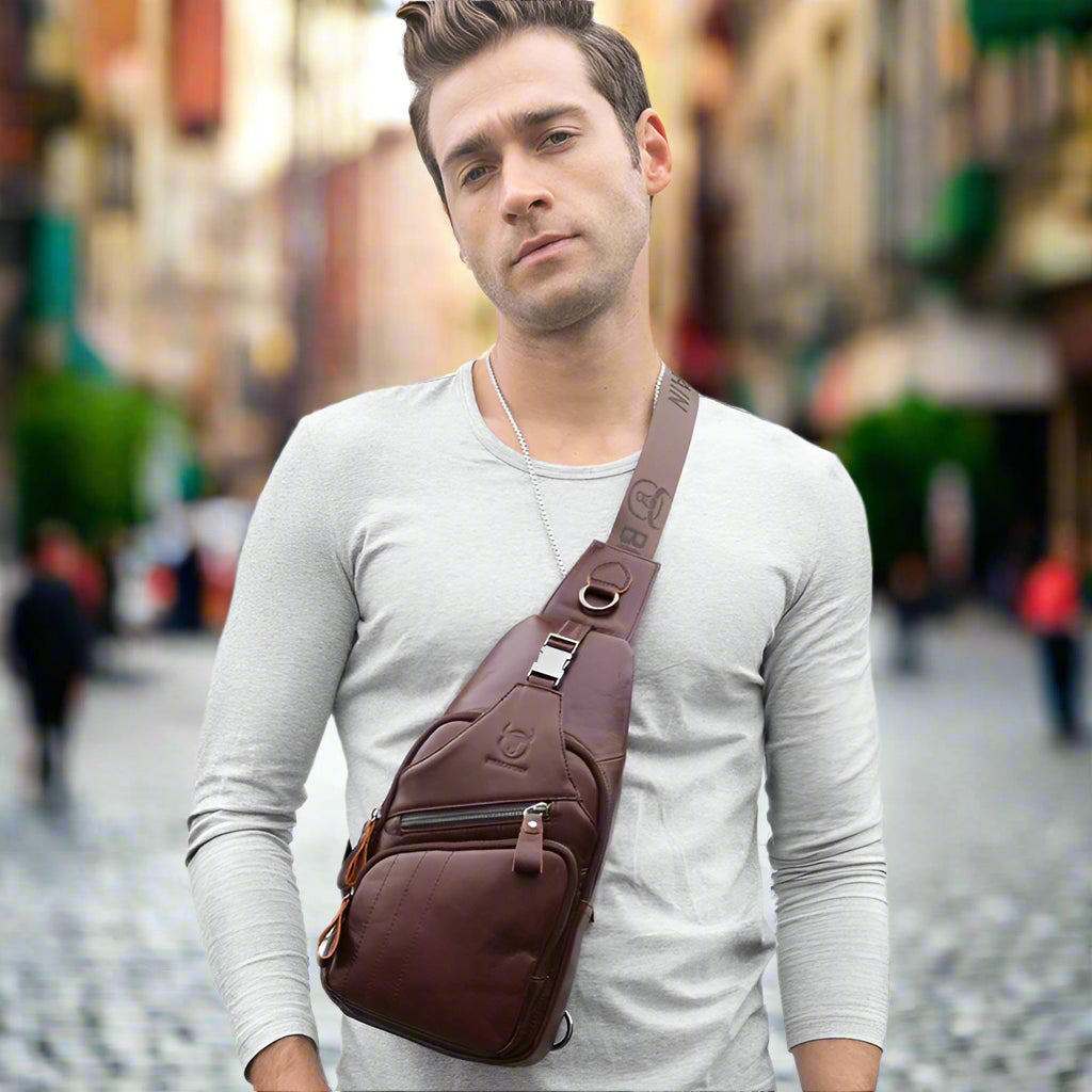 Leather Chest Bag