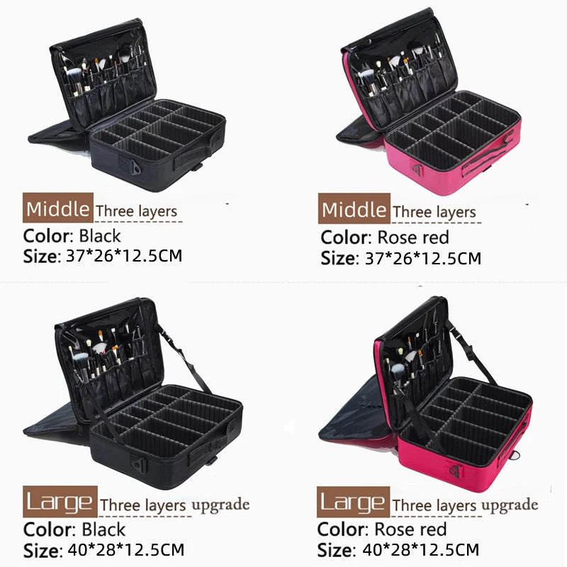 Large Capacity Makeup Case for Professinal