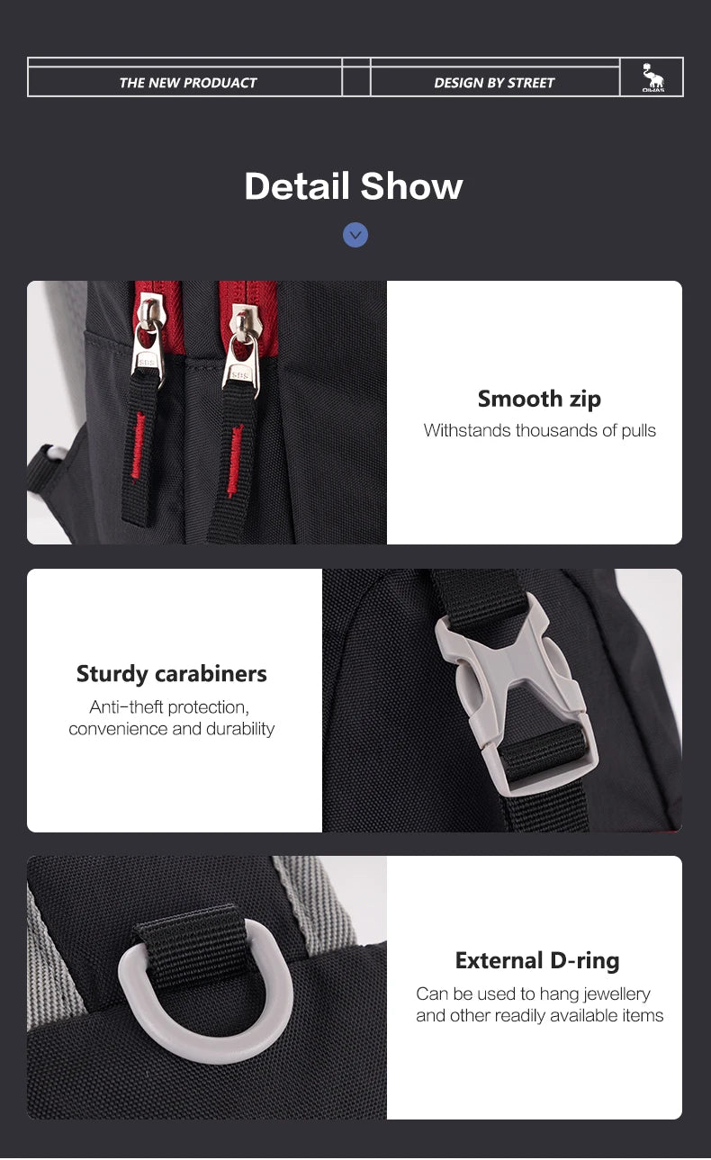OIWAS Casual Crossbody Chest Bag Sling Shoulder Men's Bag One Strap Lightweight Male Bags Pouch DayPack for Men Travel Sport